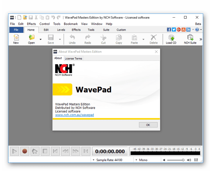 Wavepad serial number